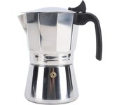 Cafetera de cocina de acero inoxidable con distribución uniforme del calor y forma octogonal L