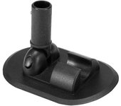 Base de montaje para toldo de kayak con rotación de 180 grados para toldo de canoa inflable, refugio solar para surf y deportes acuáticos negro