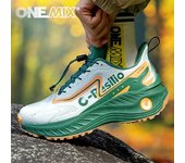 ONEMIX Travel Otoño e Invierno ligero al aire libre absorción de impacto ligero zapatillas de running todoterreno para mujeres hombres antideslizantes 35 marrón