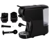 Cafetera italiana tipo mini de 19 bares de alta presión para cápsulas de café Nespreso y Dolce Gusto. L