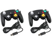 LOTE 2 Mando Vibratorio para Wii/Gamecube Negro