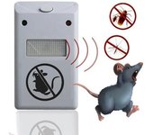 Controlador de plagas repelente de mosquitos, rata, ratón, almacén doméstico ultrasónico eléctrico EU Plug