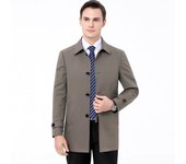 Chaqueta de solapa para hombre, nueva chaqueta cortavientos informal de primavera y otoño para hombre de mediana edad. 170