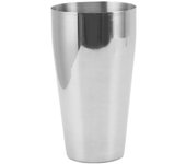 Vaso de acero inoxidable para mezclar helado y batido, vaso duradero de metal grueso para beber L