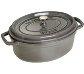 STAUB 405093170 - Cocotte ovalada - Ø 29 cm - Gris grafito