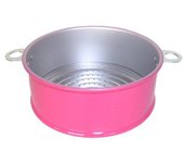 Vaporera metálica Fujita de 20 cm, fabricada en Japón, de aluminio, color rosa 008202 color rosa