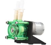 GROTHEN Bomba dosificadora de 24V CC, bomba peristáltica, Mini bomba de agua líquida, gran caudal, peristáltica BPT 24V