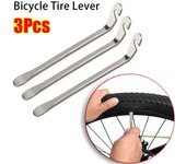 Palanca para neumáticos de bicicleta, 3 unidades, 12 cm, tratamiento térmico, piezas para bicicleta eléctrica black