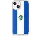 Coque iPhone - Drapeau Salvador - iPhone 13 mini - Souple - Multicolore - Vertical