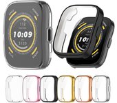Funda protectora de TPU galvanizada para Huami Amazfit Bip 5 Bip5 A2215, funda protectora de pantalla completa