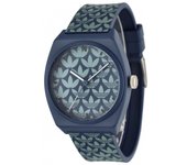 [Adidas Original Swatch] Reloj PROJECT TWO GRFX Project Two Graphic, esfera azul, resina, parabrisas, cuarzo, resistente al agua hasta 5 ATM, 36 mm, reloj chino AOST23053