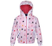 Regatta Childrens/Kids Peppa Pig Polka Dot Chaqueta impermeable con capucha 24-36 rosa claro