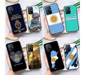 Funda con bandera argentina para POCO F5 X5 X3 Pro X4 F4 GT F3 M5s C40 Funda para Xiaomi 13 12 Lite 11T 12T Pro 12X POCO X3 NFC
