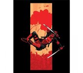 Deadpool  Katana Framed Poster 40cm x negro/rojo