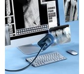 Sensor de rayos X Dental, radiovisiógrafo RVG, sistema Digital Rx portátil Intraoral para odontología con 13 idiomas R1(25.4x36.8x4.4mm) negro