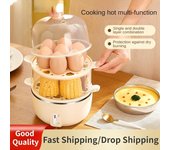 Vaporera eléctrica para huevos de una o dos capas de 220 V, multihuevos, para desayuno 220V