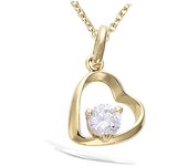 Les Trésors De Lily [N5349] - Colgante chapado en oro 'Love' oro blanco - 11x11 mm oro