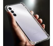 Funda para Samsung Galaxy A15, A14, A13, A12, A10s, 4G, 5G, transparente, con funda trasera gruesa de TPU suave a prueba de golpes y airbag. for samsung A15 transparente
