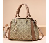 Bolsos elegantes de cuero para mujer, bolsos cruzados de hombro de alta calidad para damas, bolsos y carteras de diseñador de moda para damas.