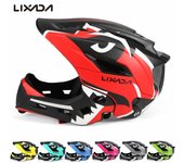 Casco integral desmontable para niños, casco de seguridad deportivo para ciclismo, patinaje sobre ruedas azul