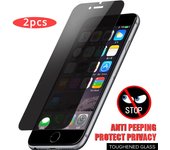 Película protectora de vidrio templado antiespía para IPhone 11 12 Pro 6S 7 8 Plus SE XS Max XR X Protector de pantalla de privacidad iphone 11 negro
