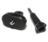Adaptador de conversión para cámara de acción Sony, montaje GoPro a cámara, tornillo tipo T, garantía incluida 1/4 negro