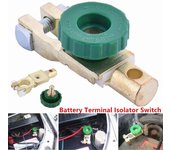 Terminal antifugas para coche, interruptor de apagado de batería, interruptor de corte rápido, aislador de desconexión rotativa, accesorios para coche y camión, 1 Uds. 1pc