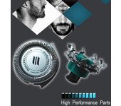 Cabezales de cuchillas de repuesto para afeitadora de 3 uds compatibles con Philips RQ11 Dual Precision 3Pcs