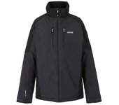 Regatta Chaqueta impermeable de invierno Calderdale II para hombre M gris ceniza/negro