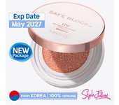MISSHA Cojín solar Safe Block Rx Rosy Tone Up de 14 g (SPF50 + / PA ++++) 1pc + Sample Gifts