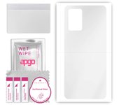 apgo Ultra Clear Protective Skin Sticker for the back compatible with Oppo Reno6 Z 5G, Wrap Film, Hydrogel Film, Flexible, Soft TPU with positioning l