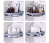 Estante de baño, organizador de estantes, cesta de almacenamiento de gel y champú para inodoro, decoración para baño, estante de ducha de esquina, soporte para estante, accesorios