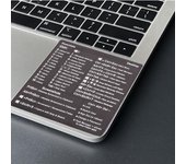 Adhesivo adhesivo para atajos de teclado de referencia de PC con Windows para PC, portátil y escritorio 9*8.5cm