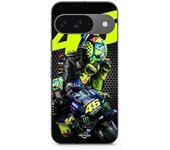 Coque - MANIACASE - Google Pixel 9 - Silicone - Noir - Valentino Rossi Logo Motogp