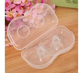 2 uds cubierta de silicona reutilizable Protector de pezón de maternidad para lactancia de bebé one size