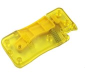1 pieza de enhebrador automático de agujas, herramienta de bricolaje, máquina de coser manual para el hogar, dispositivo de enhebrado automático de agujas, accesorios para el hogar amarillo