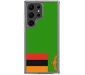 Coque Téléphone - Samsung - Galaxy S23 - Drapeau Zambie - Souple - Multicolore
