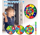 (H0826)Diana para dardos con pelota pegajosa para niños, conjunto de juguetes para niños, deportes de interior, juego de pelota con ventosa, fiesta deportiva familiar encantadora A