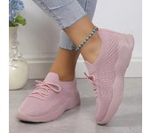 Zapatillas de deporte para mujer, tenis, deportivas para mujer, zapatillas para correr, zapatillas informales con cordones, zapatos vulcanizados de malla transpirables, zapatillas para mujer 36