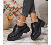 Zapatos de plataforma para mujer, estilo gótico Lolita, primavera 2024, estilo universitario, de charol, zapatos Oxford para mujer, zapatos de uniforme escolar japonés 35