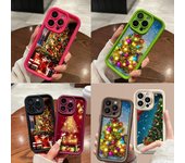 N117 Funda de teléfono con diseño de ojos de ángel suaves y alegres de Año Nuevo para iPhone 16, 15, 14, 13, 11 Pro Max, 8, 7, 6s Plus, 12 mini, XR, XS Max, SE, a prueba de golpes for iPhone 11