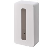 Estuche de pañuelos compacto magnético Yamazaki Jitsugyo de alta calidad, color blanco [Tamaño compatible]: Paquete de pañuelos blandos con dimensiones internas aproximadas: ancho 10,5 x profundidad 6 x