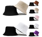 Sombrero de pescador para mujer, sombrero de Panamá con tapa plana de verano, sombreros de cubo de algodón a la moda para hombre marrón oscuro