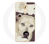 Coque pour Huawei Mate 8 Chien de Pitbull Blanc