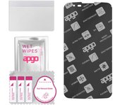 apgo MATTE Hybrid protective glass compatible with LG K10, flexible nano glass, great replacement for tempered glass, scratch-resistant, full glue