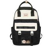 Mochila Estudiante de secundaria femenina Computadora Mochila de viaje Mochila de estudiante de secundaria Mochila de estudiante de secundaria negro