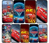 Funda para Samsung Galaxy S24 S23 iPhone 16 15 14 Xiaomi Redmi Note 13 12 11 10 8 Plus 9 Pro Max X XR Cars Lovely Lightning McQueen 95 OPPO Huawei for Samsung Galaxy A73 crudo
