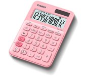Calculadora Casio colorida, color rosa pálido, 12 dígitos, mini, tipo MW-C20C-PK-N