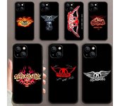 Aerosmith Band Logo Funda de teléfono para iPhone Samsung Galaxy Redmi Xiaomi Oppo OnePlus Note SA 7 8 9 10 11 12 13 14 20 21 22 23 53 54 Pro Max Plus Ultra iPhone 6 or 6S
