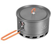 1.5/2.1L Acampar al aire libre Viajar Senderismo Recolección de calor Olla Vajilla de cocina 2.1L